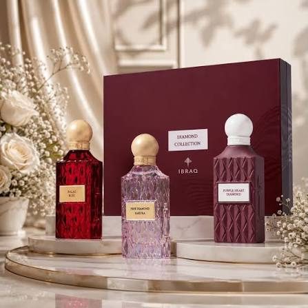 Ibraq MAROON DIAMOND SET Eau De Parfum - Dida Shop