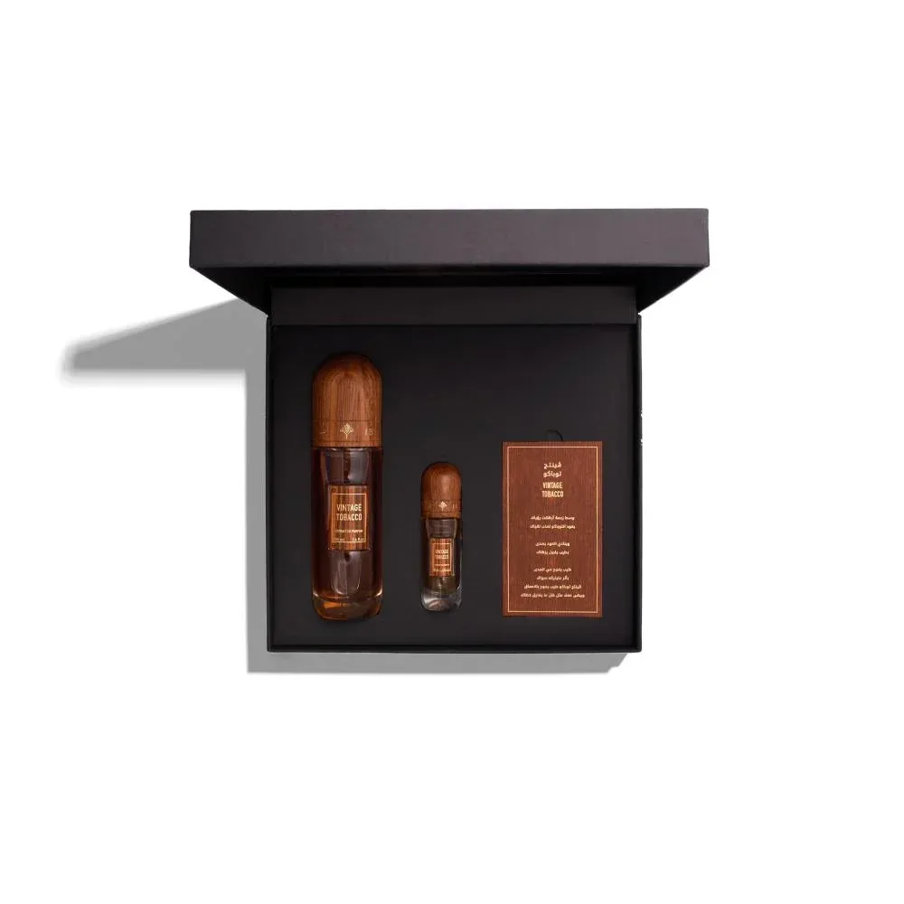 Vintage Tobacco Perfume Set  Extrait de Parfum – 100 ml – Unisex - Dida Shop